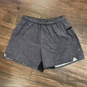 Lululemon 5” Grey Surge Shorts Linerless